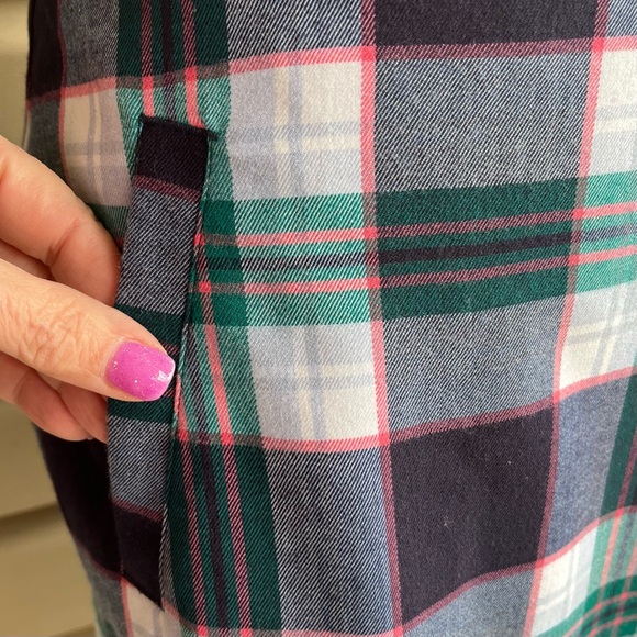 •Talbots• NWT Wool Blend Plaid Skirt  - Size 10 - Picture 3 of 10
